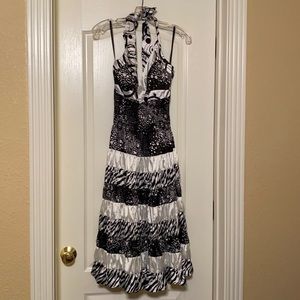 Frank Lyman Halter dress